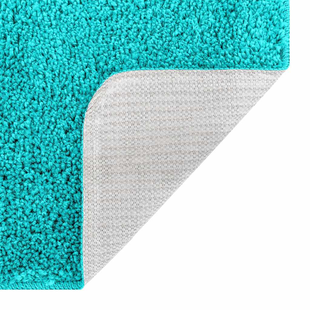 Csúszásmentes fürdőszőnyeg készlet 2 pcs Türkiz PP