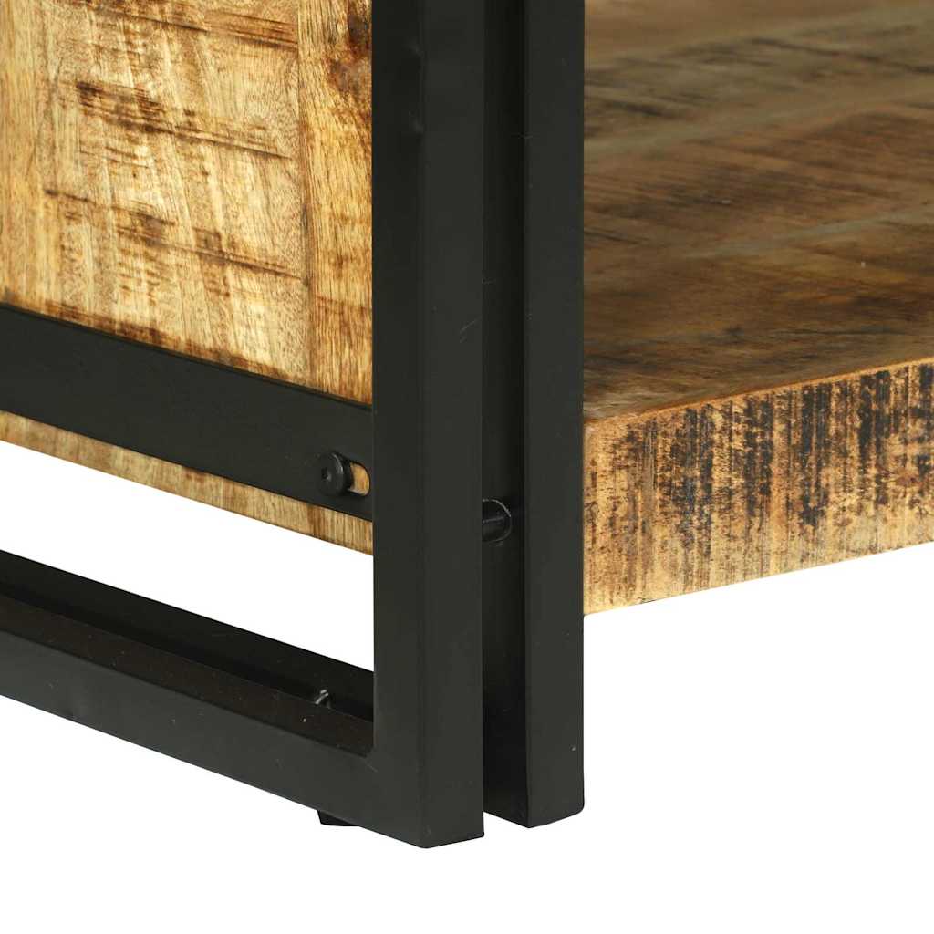 Dohányzóasztal Barna 120 x 50 x 38 cm Tömör Mangófát