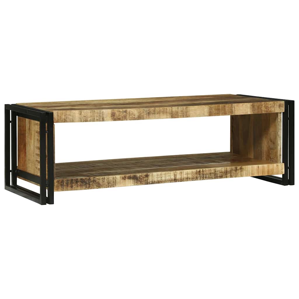 Dohányzóasztal Barna 120 x 50 x 38 cm Tömör Mangófát