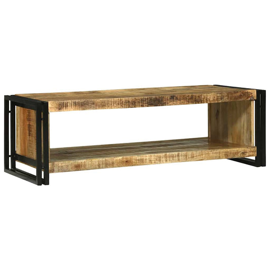 Dohányzóasztal Barna 120 x 50 x 38 cm Tömör Mangófát