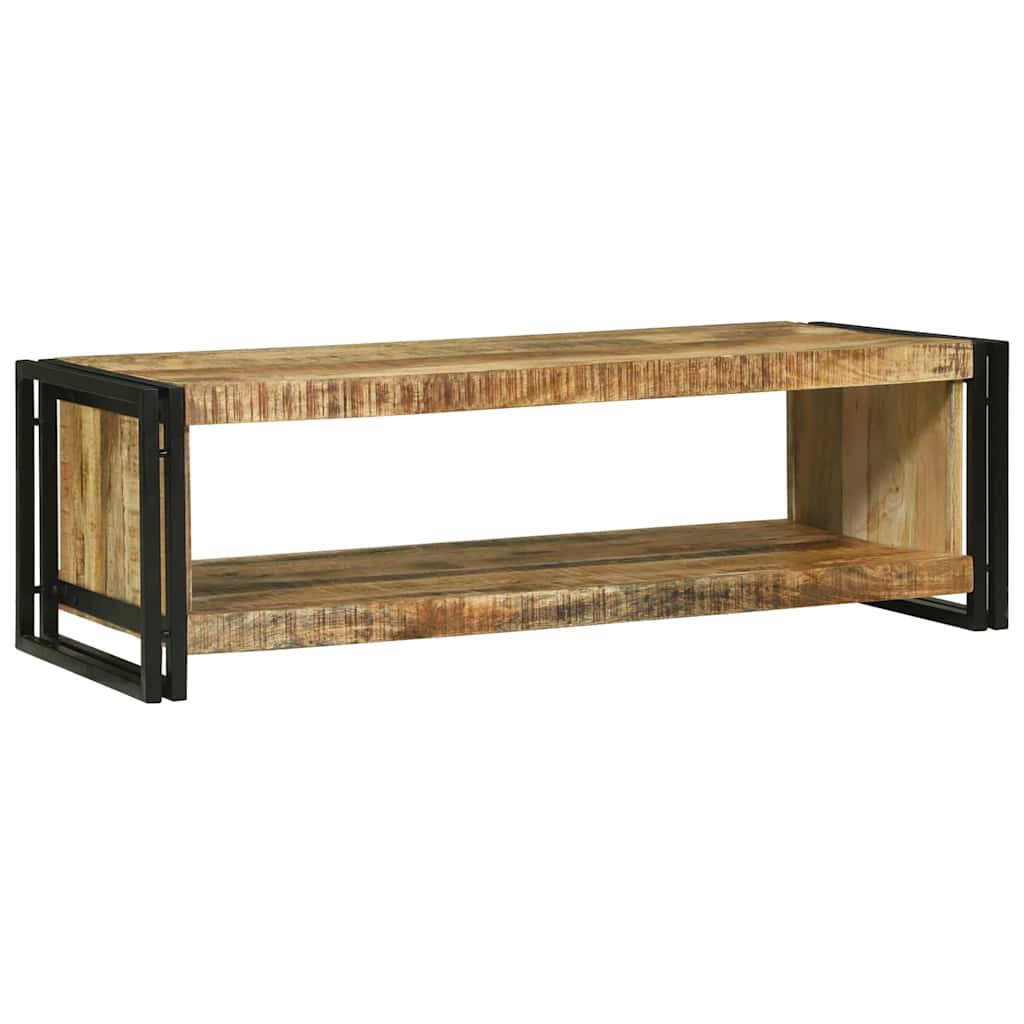 Dohányzóasztal Barna 120 x 50 x 38 cm Tömör Mangófát