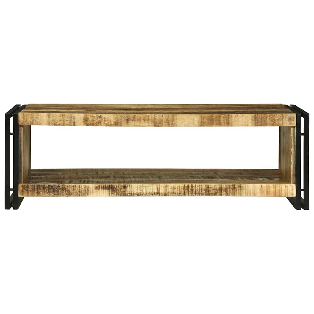 Dohányzóasztal Barna 120 x 50 x 38 cm Tömör Mangófát