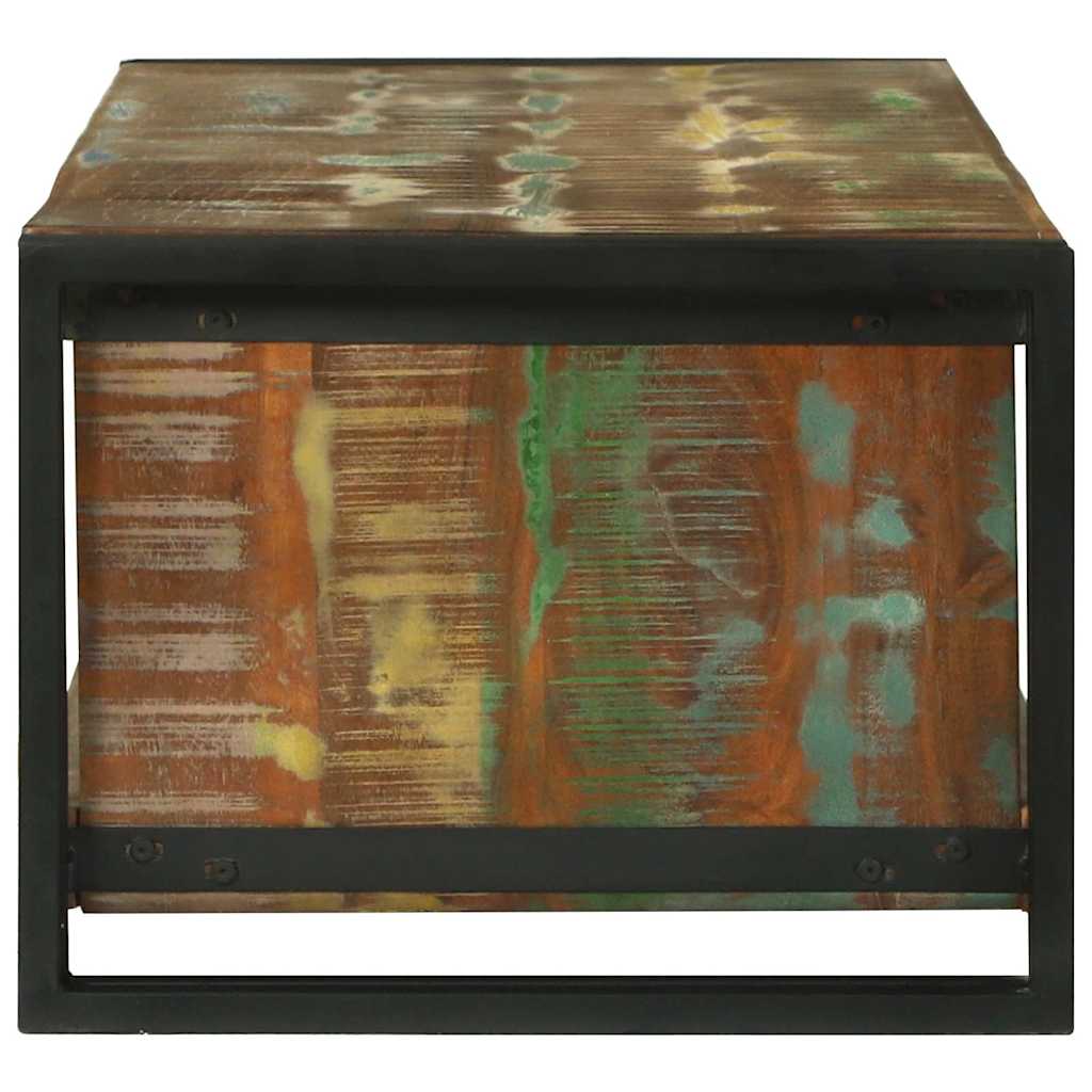Dohányzóasztal 120 x 50 x 38 cm Szilárd Újrahasznosított Fa