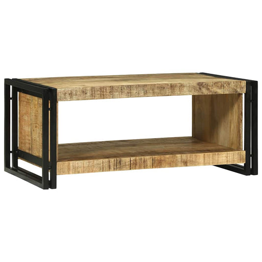 Dohányzóasztal Barna 90 x 50 x 38 cm Tömör Mangófát