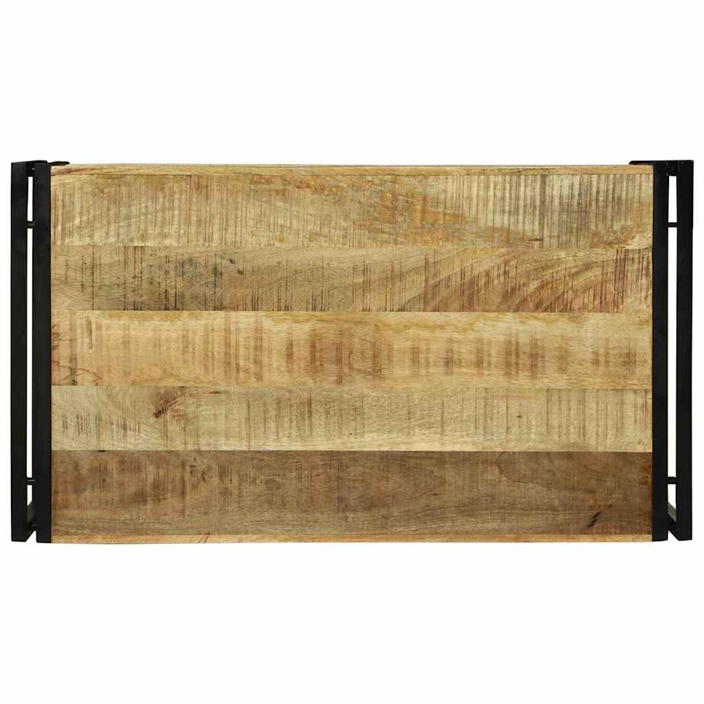 Dohányzóasztal Barna 90 x 50 x 38 cm Tömör Mangófát