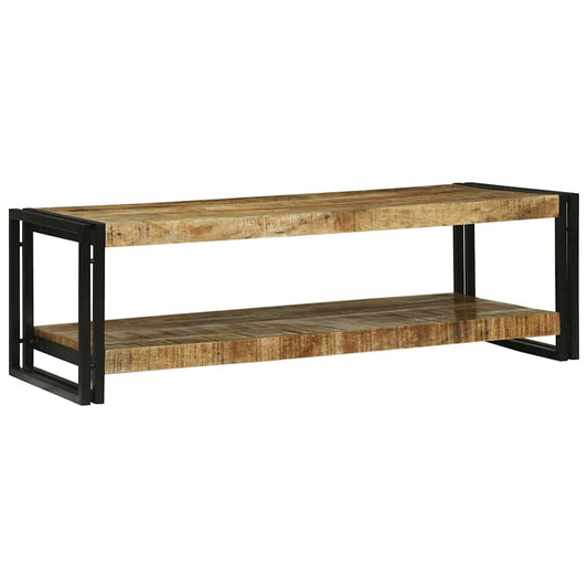 Dohányzóasztal Barna 120 x 50 x 38 cm Tömör Mangófát