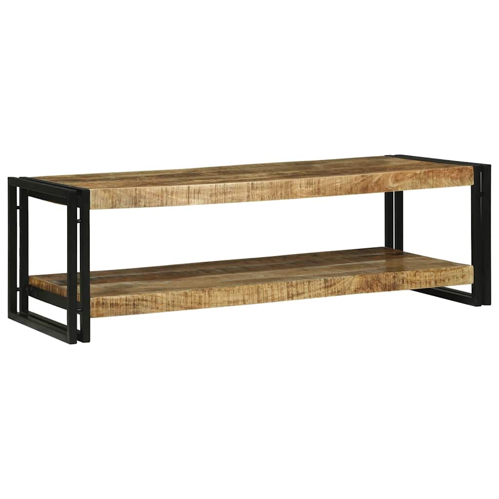 Dohányzóasztal Barna 120 x 50 x 38 cm Tömör Mangófát