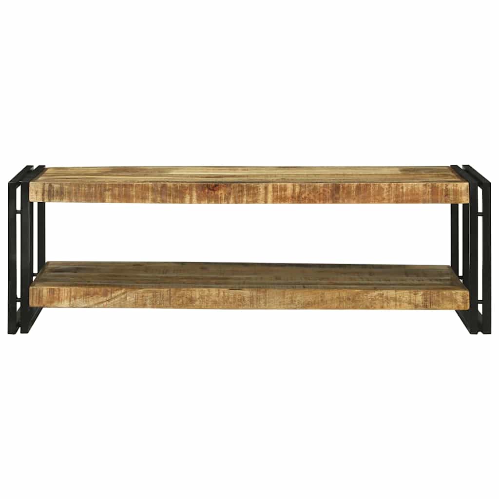 Dohányzóasztal Barna 120 x 50 x 38 cm Tömör Mangófát