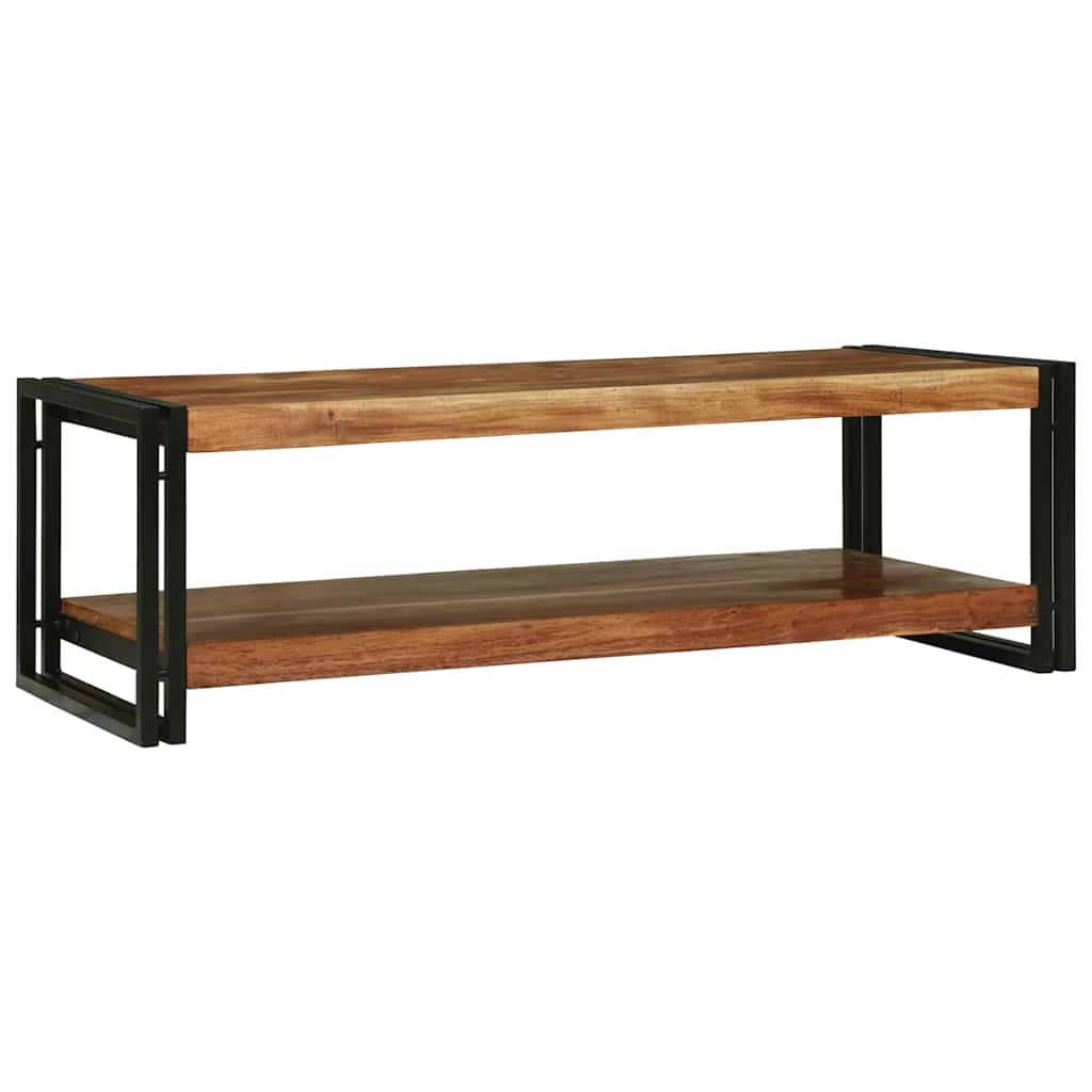 Dohányzóasztal Barna 120 x 50 x 38 cm Tömör Akácfa