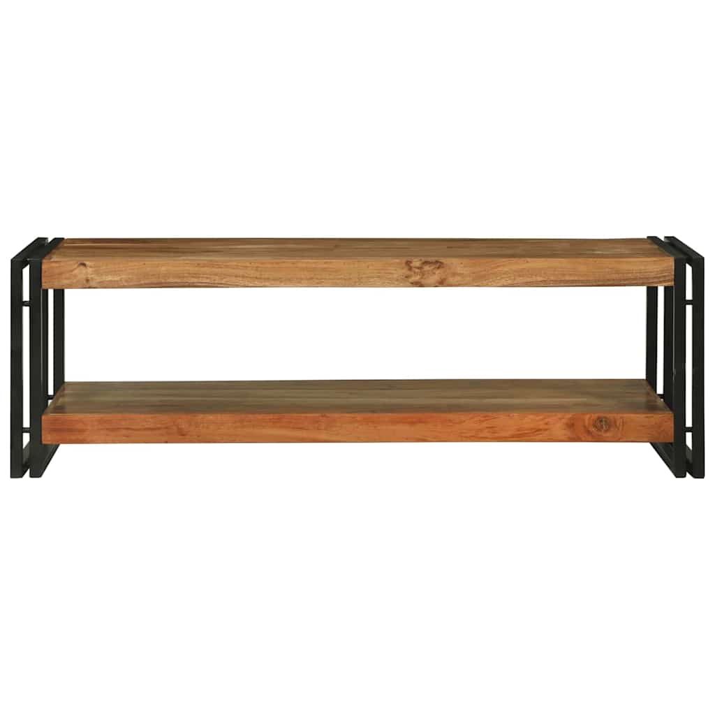 Dohányzóasztal Barna 120 x 50 x 38 cm Tömör Akácfa