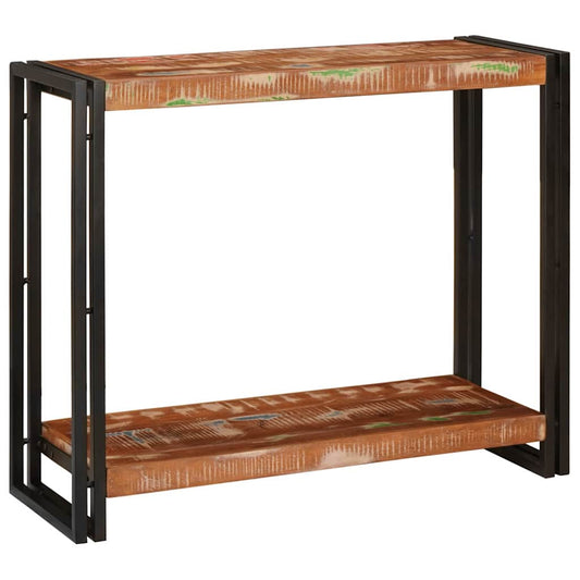 Konzolasztal 90 x 33 x 75 cm Szilárd Újrahasznosított Fa