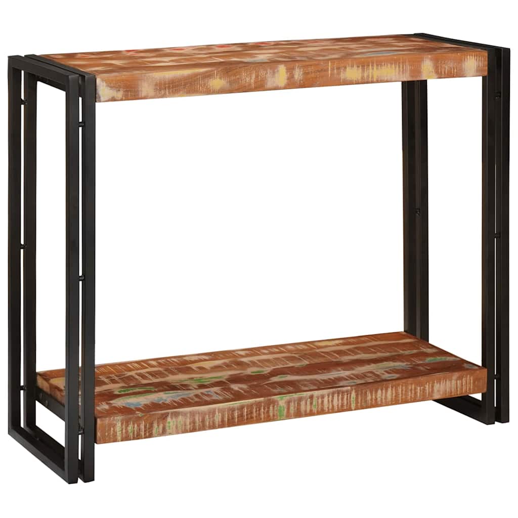 Konzolasztal 90 x 33 x 75 cm Szilárd Újrahasznosított Fa