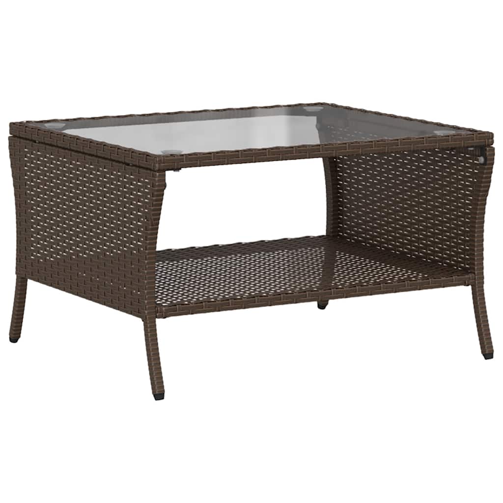 6 részes barna polyrattan kerti ülőgarnitúra párnával