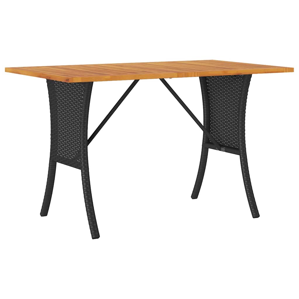 6 részes fekete polyrattan kerti ülőgarnitúra párnákkal