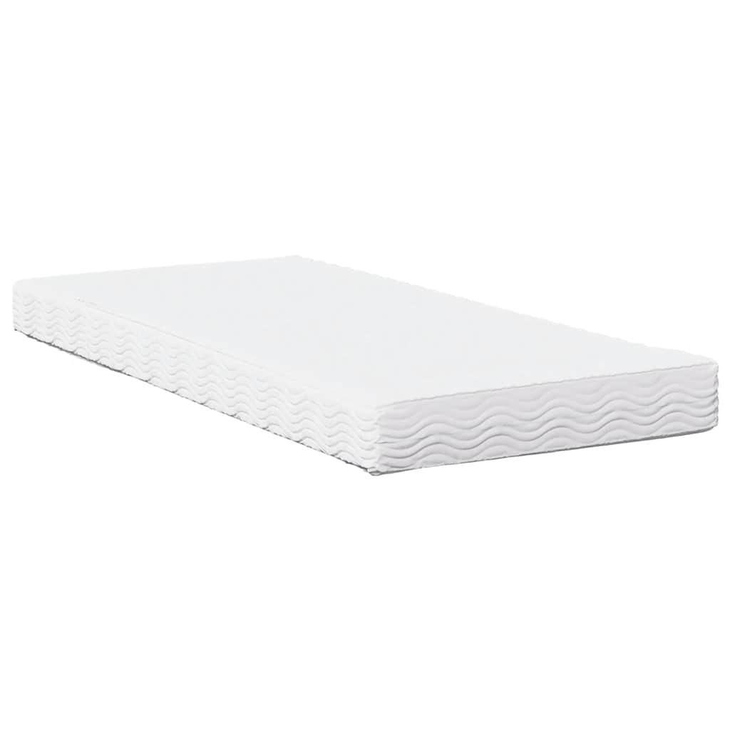 nappali ágy matraccal fehér 100x200 cm tömör fa fenyőfa