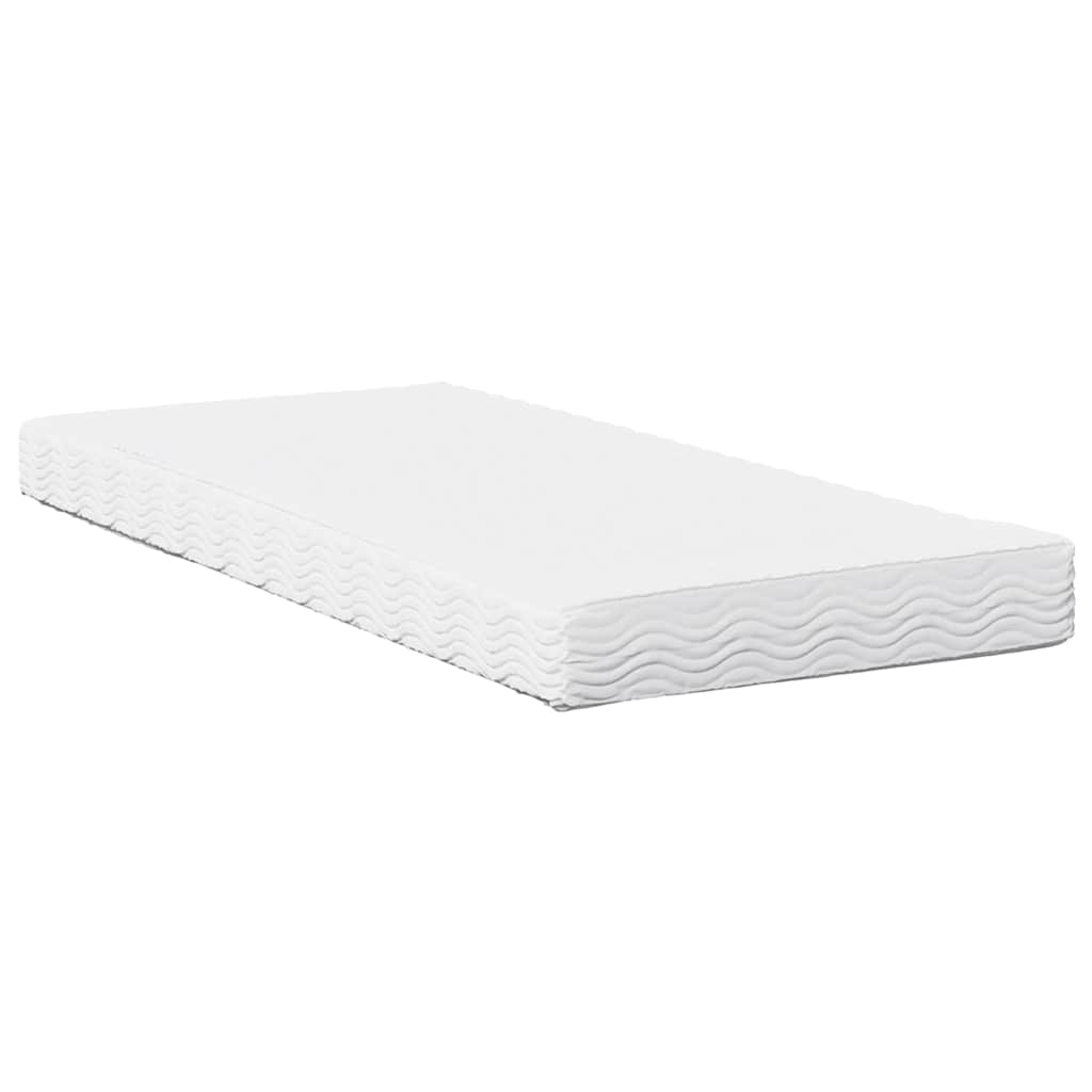 nappali ágy matraccal viaszbarna 100x200 cm tömör fa fenyőfa