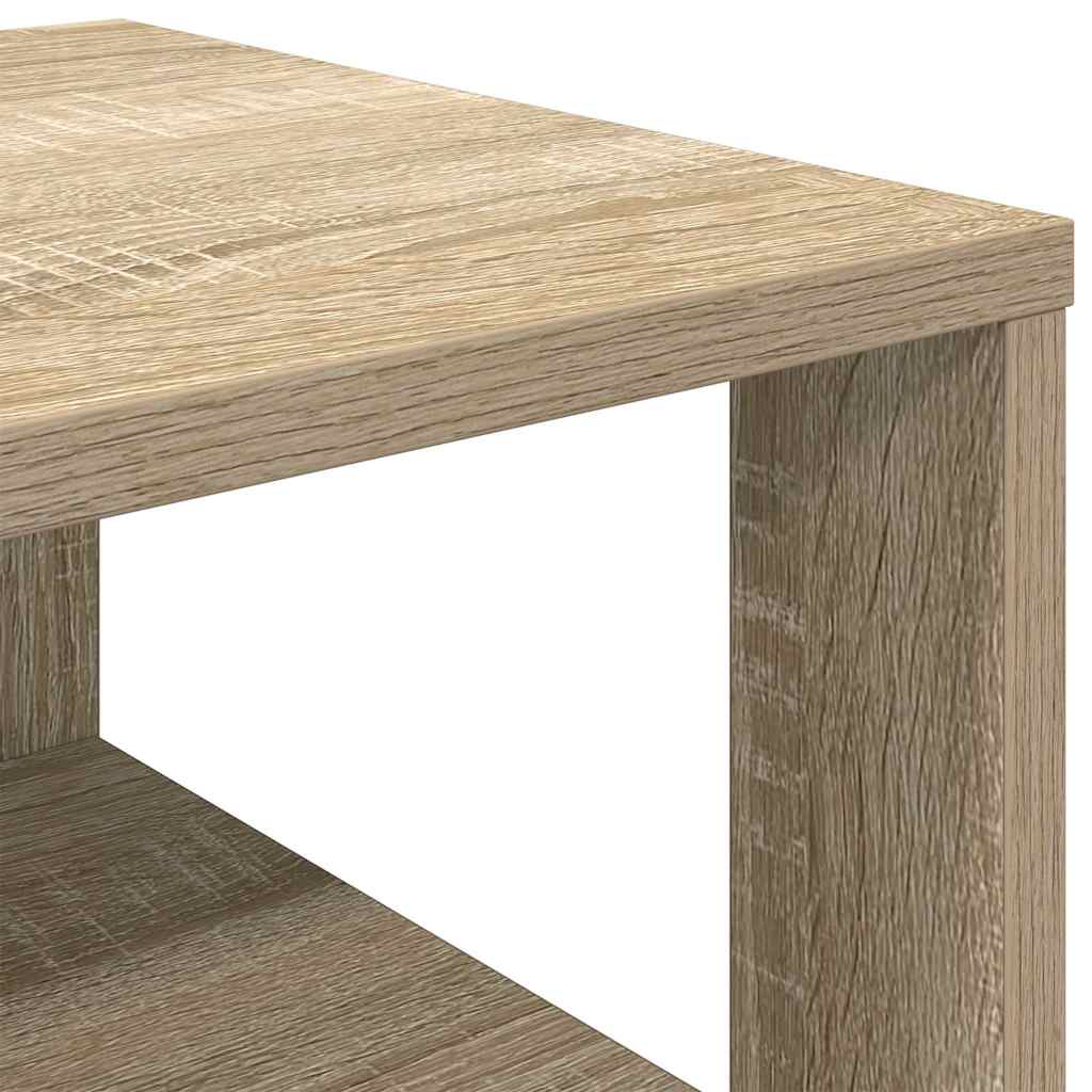 sonoma tölgy színű szerelt fa cipőtartó 61x32x105 cm
