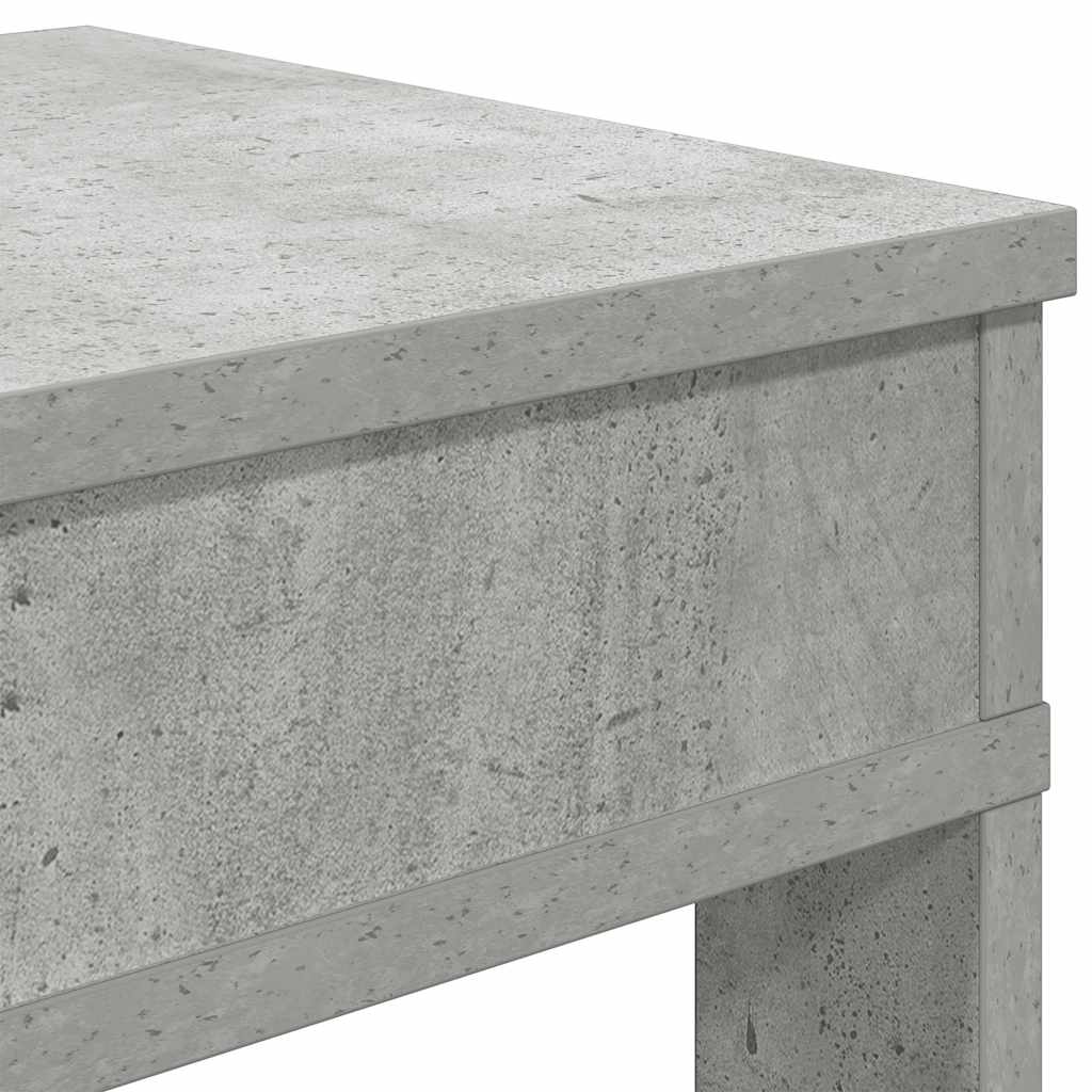 betonszürke szerelt fa cipőtartó 60x30x98 cm