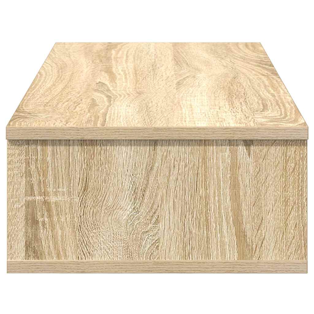Falipolc fiókokkal sonoma tölgy 80x34x17 cm műszaki fa