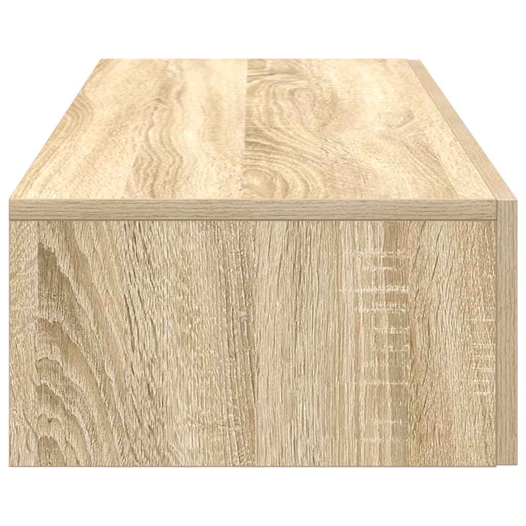 Falipolc fiókokkal sonoma tölgy 60x26,5x15 cm műszaki fa