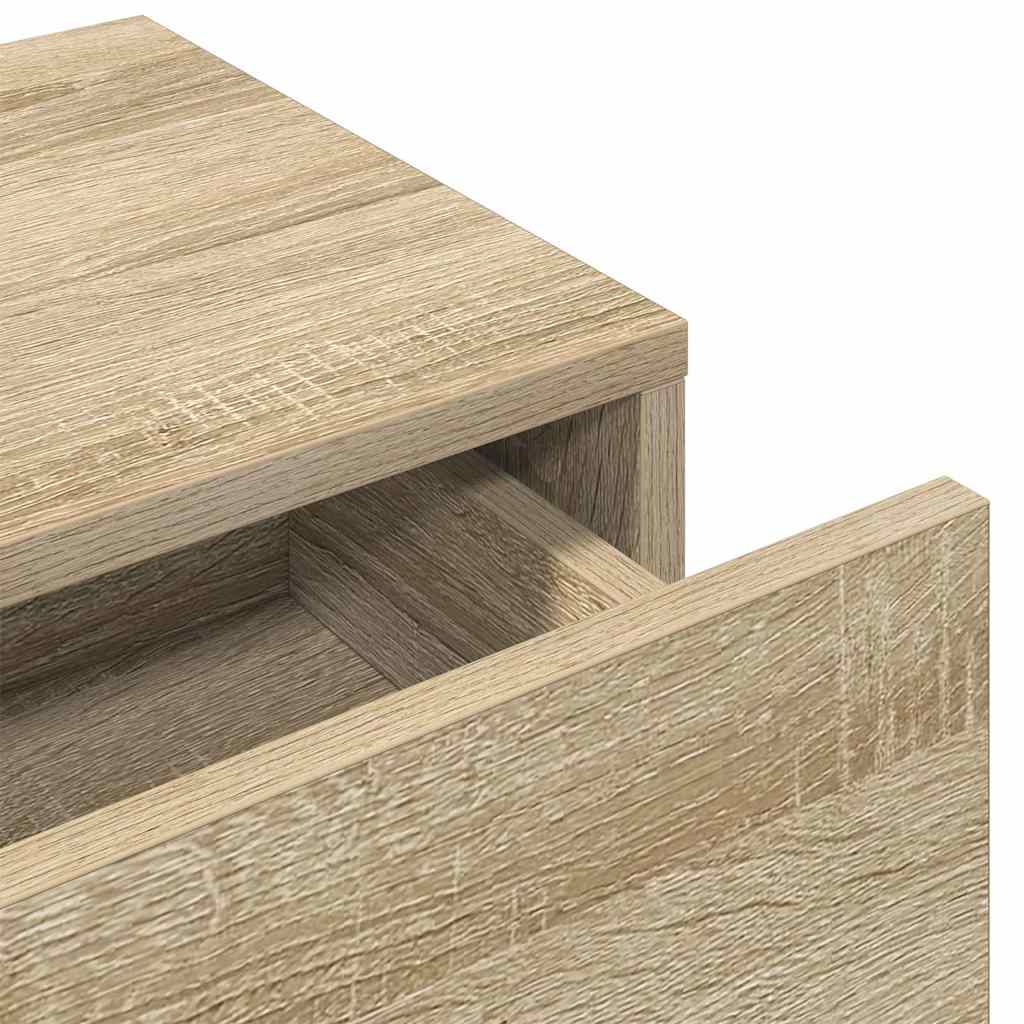 Falipolc fiókokkal sonoma tölgy 60x26,5x15 cm műszaki fa