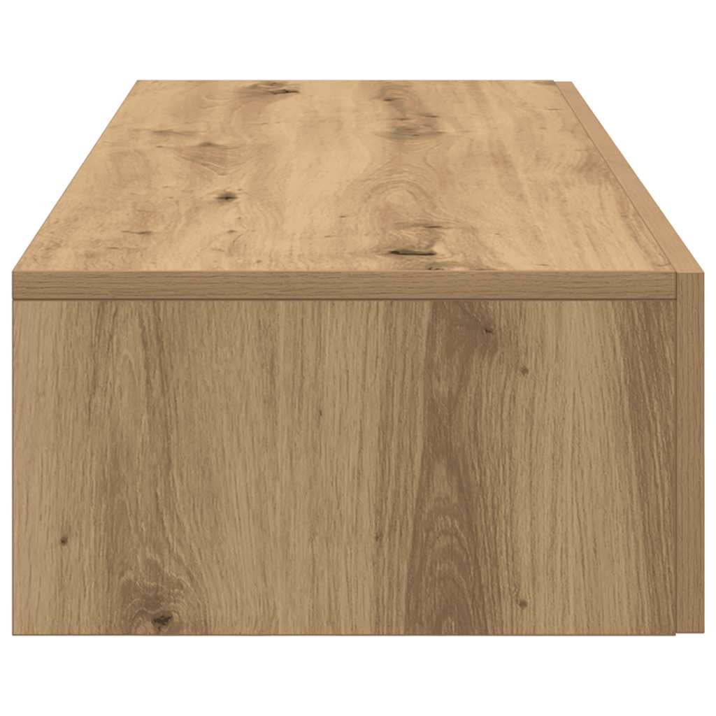 Falipolc fiókokkal artisian tölgy 60x26,5x15 cm műszaki fa