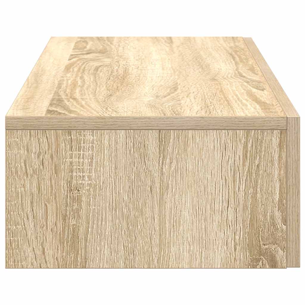 Falipolc fiókokkal sonoma tölgy 80x33x17 cm műszaki fa
