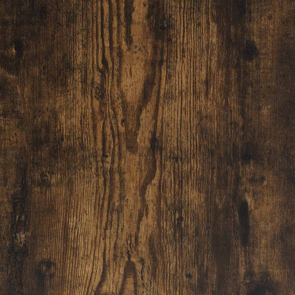 Falipolc fiókokkal füstölt tölgy 80x33x17 cm műszaki fa
