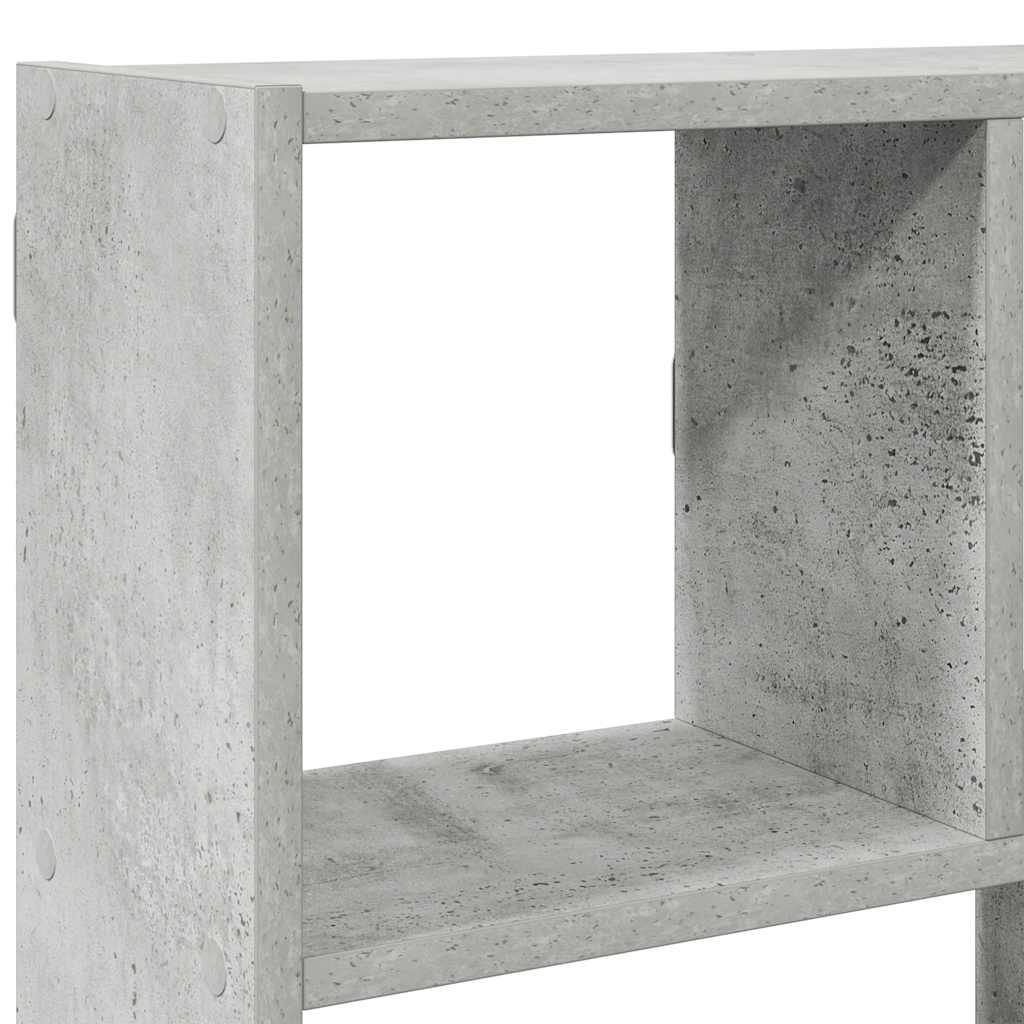 betonszürke szerelt fa fali kockapolc 12 rekeszes színű