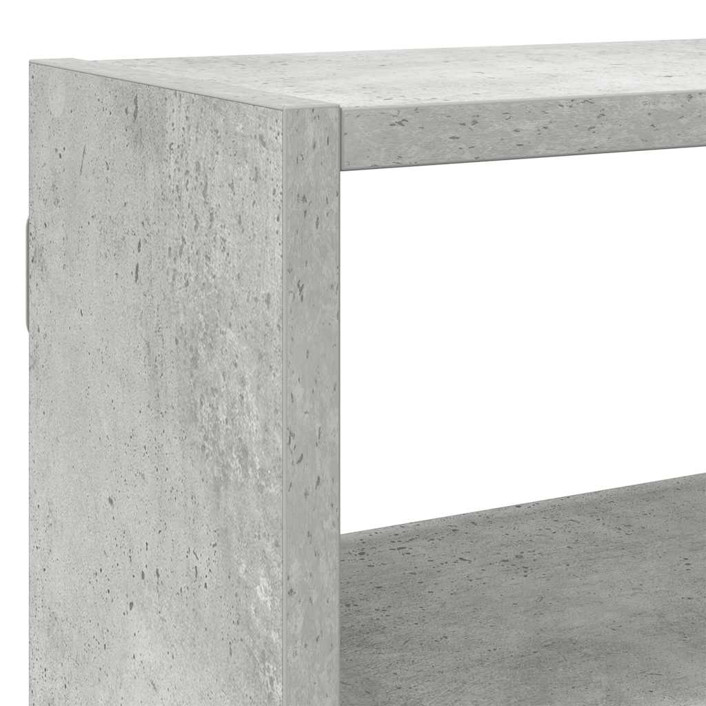 betonszürke szerelt fa fali kockapolc 7 rekeszes színű