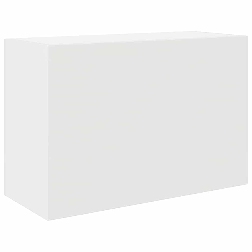 fehér szerelt fa fali fürdőszobaszekrény 60x25x40 cm
