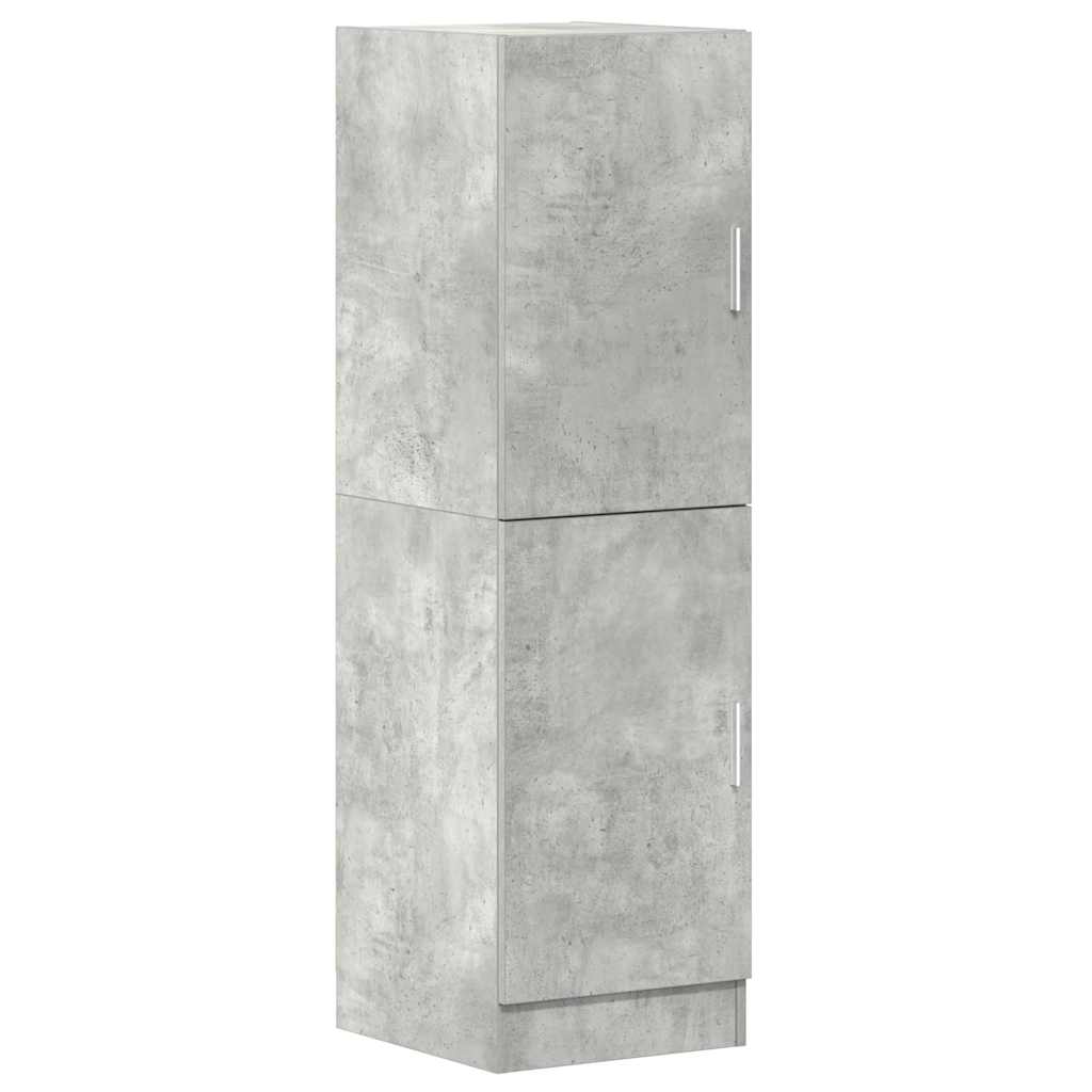 betonszürke szerelt fa konyhaszekrény 38 x 41,5 x 131,5 cm