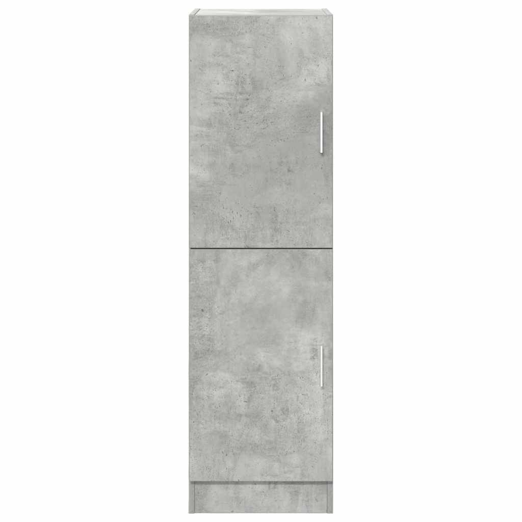 betonszürke szerelt fa konyhaszekrény 38 x 41,5 x 131,5 cm
