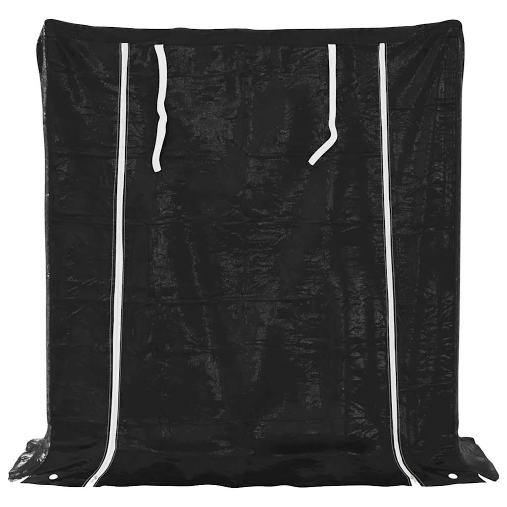 Tűzifa állvány esővédővel 100,5x40,5x110,5 cm horganyzott acél
