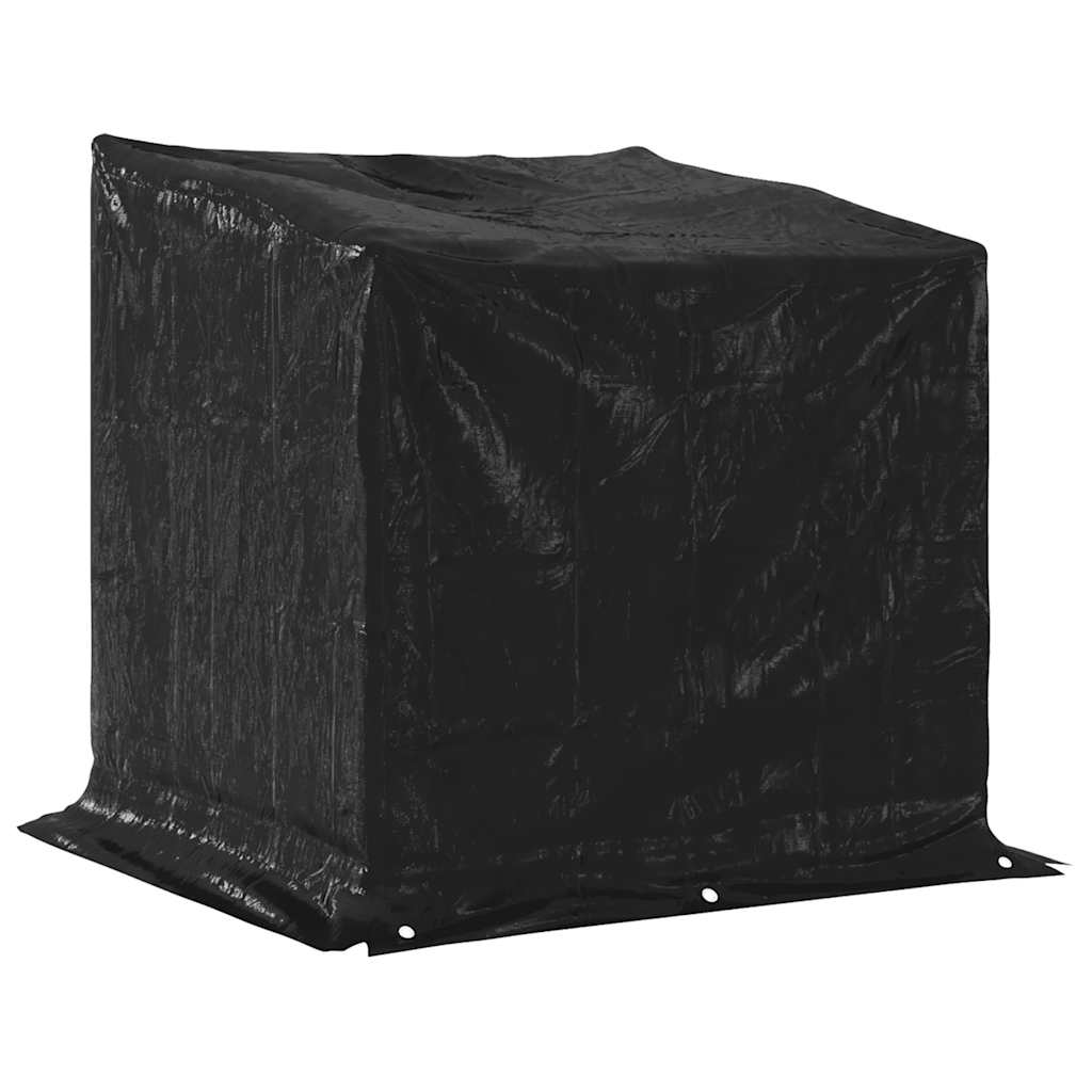 Tűzifa állvány esővédővel 100,5x80,5x110,5 cm horganyzott acél