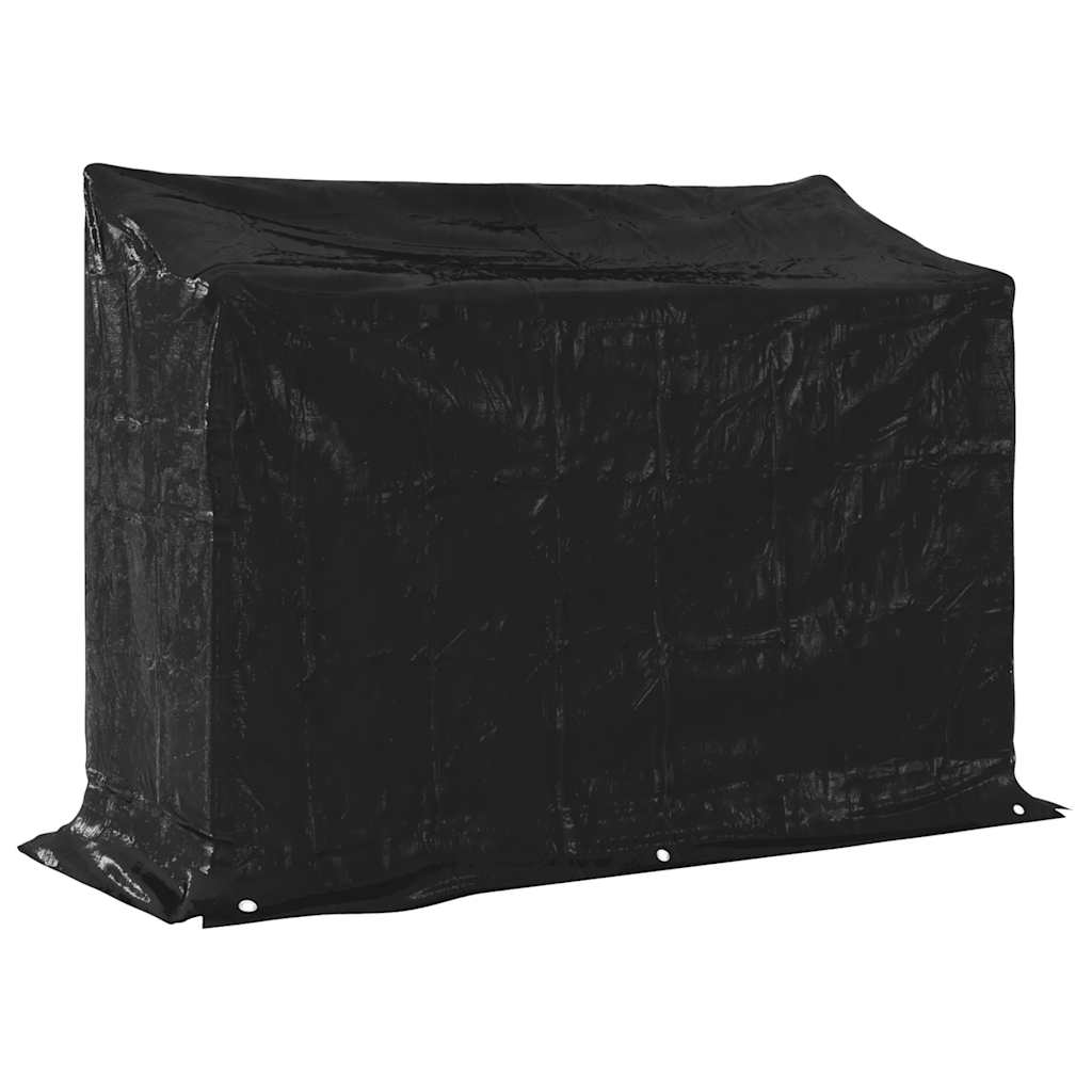 Tűzifa állvány esővédővel 151x60,5x110,5 cm horganyzott acél