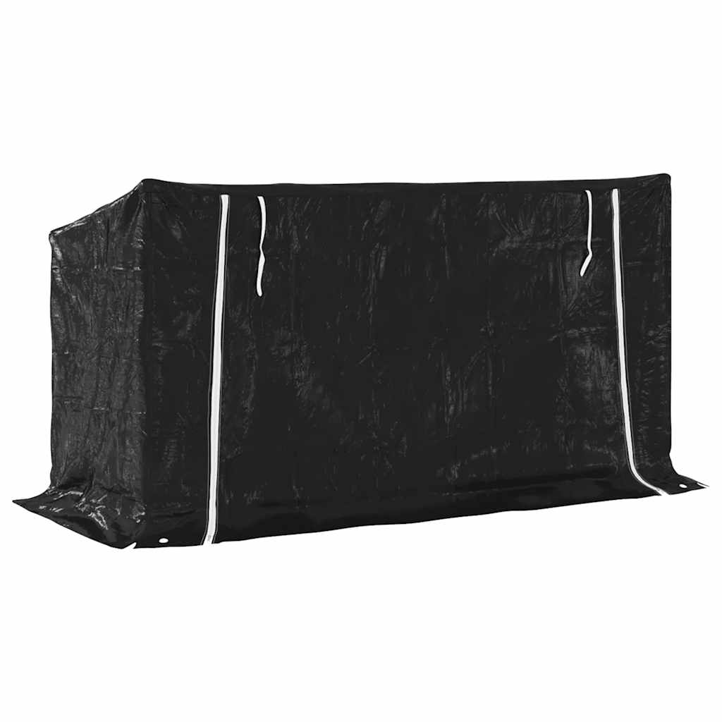 Tűzifa állvány esővédővel 200,5x80,5x110,5 cm horganyzott acél