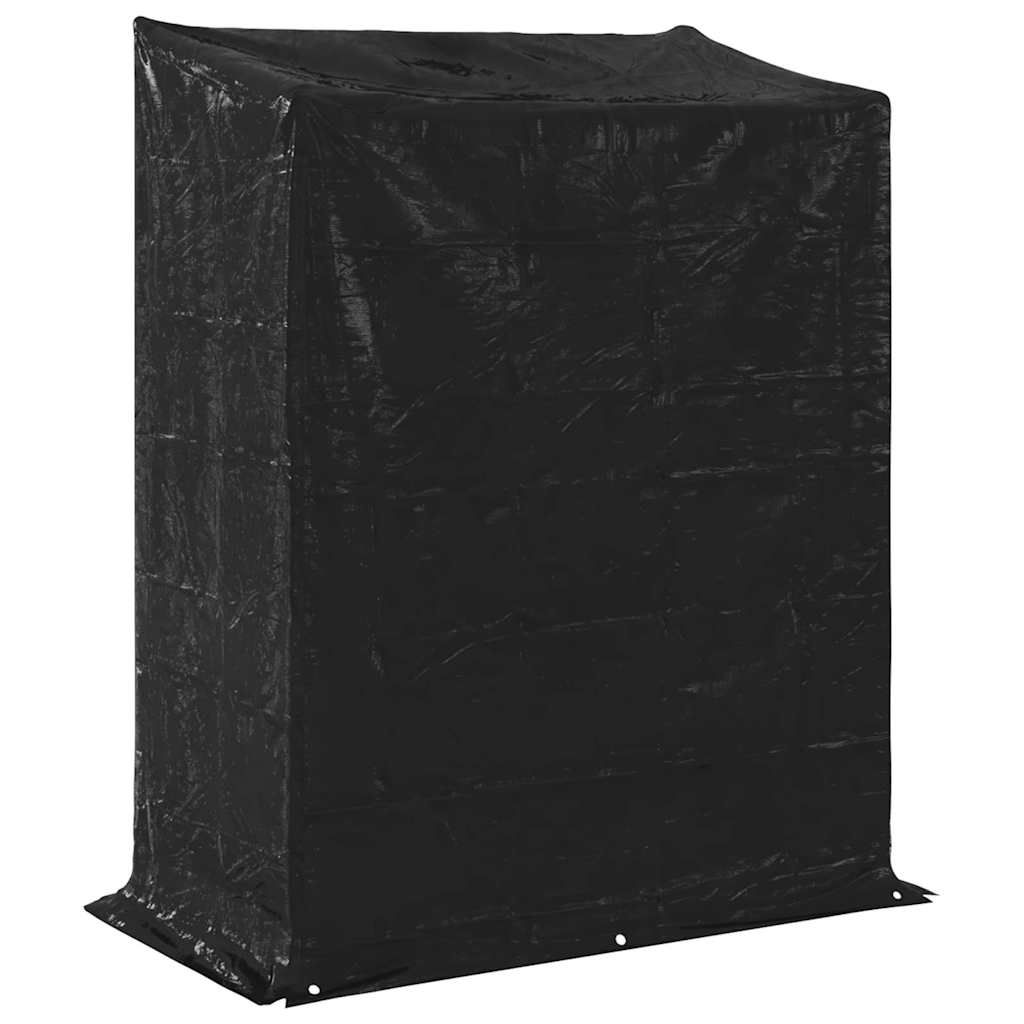 tűzifa állvány esővédővel 150x80x200 cm horganyzott acél