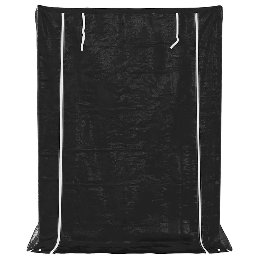 Tűzifa állvány esővédővel 150x100x200 cm horganyzott acél