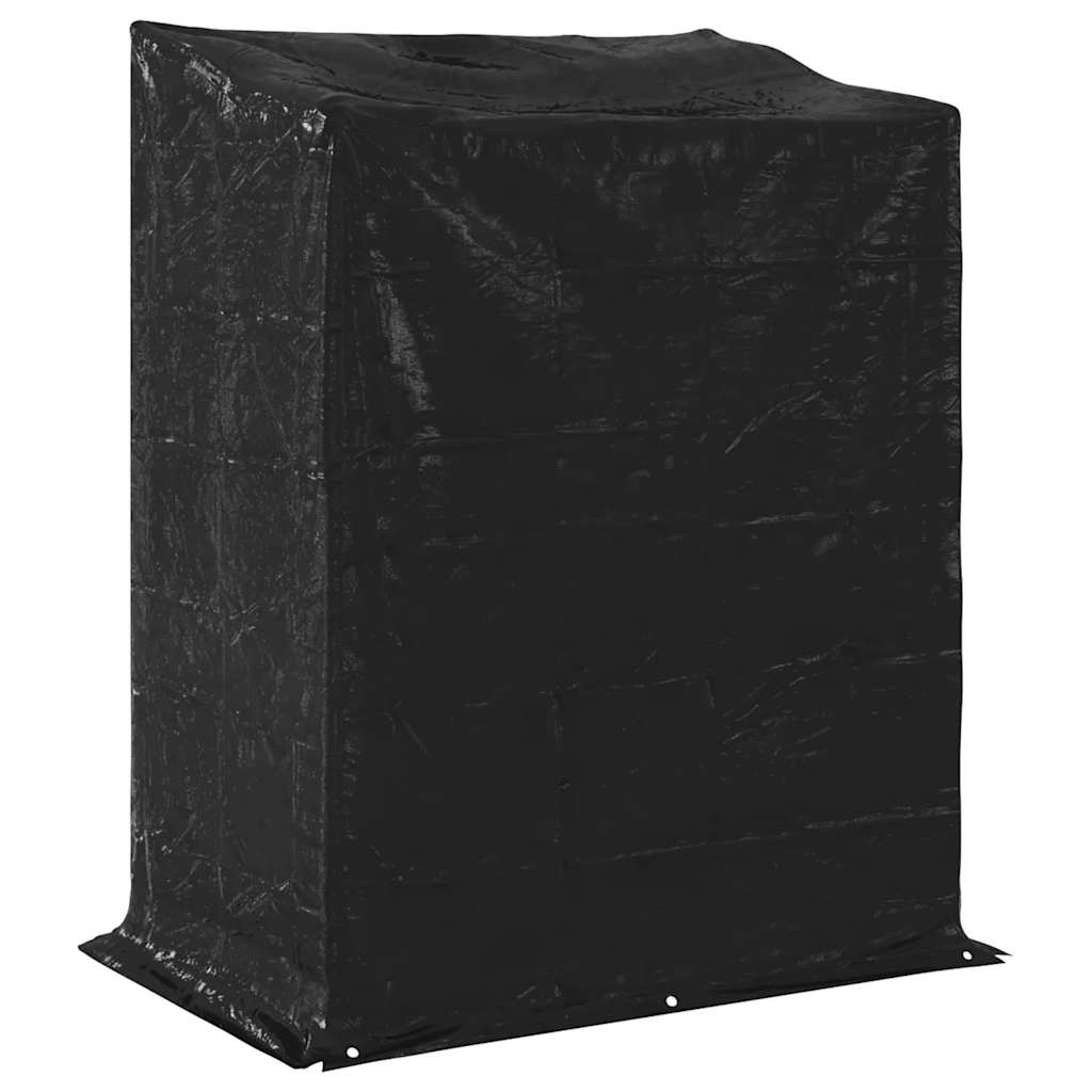 Tűzifa állvány esővédővel 150x100x200 cm horganyzott acél
