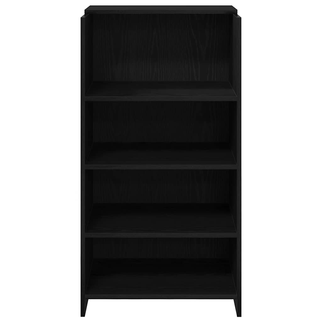 recepciós pult fekete 55x50x103,5 cm szerelt fa