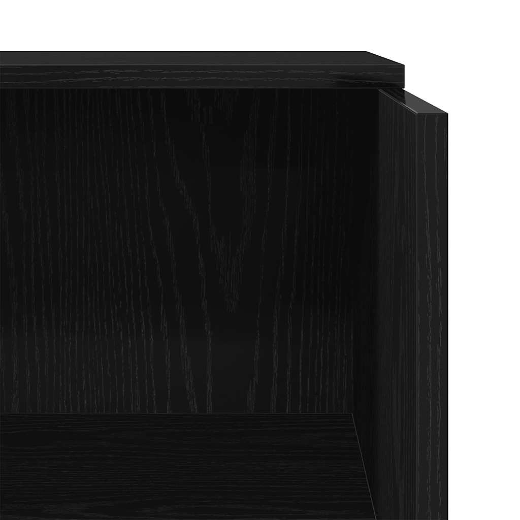 recepciós pult fekete 55x50x103,5 cm szerelt fa
