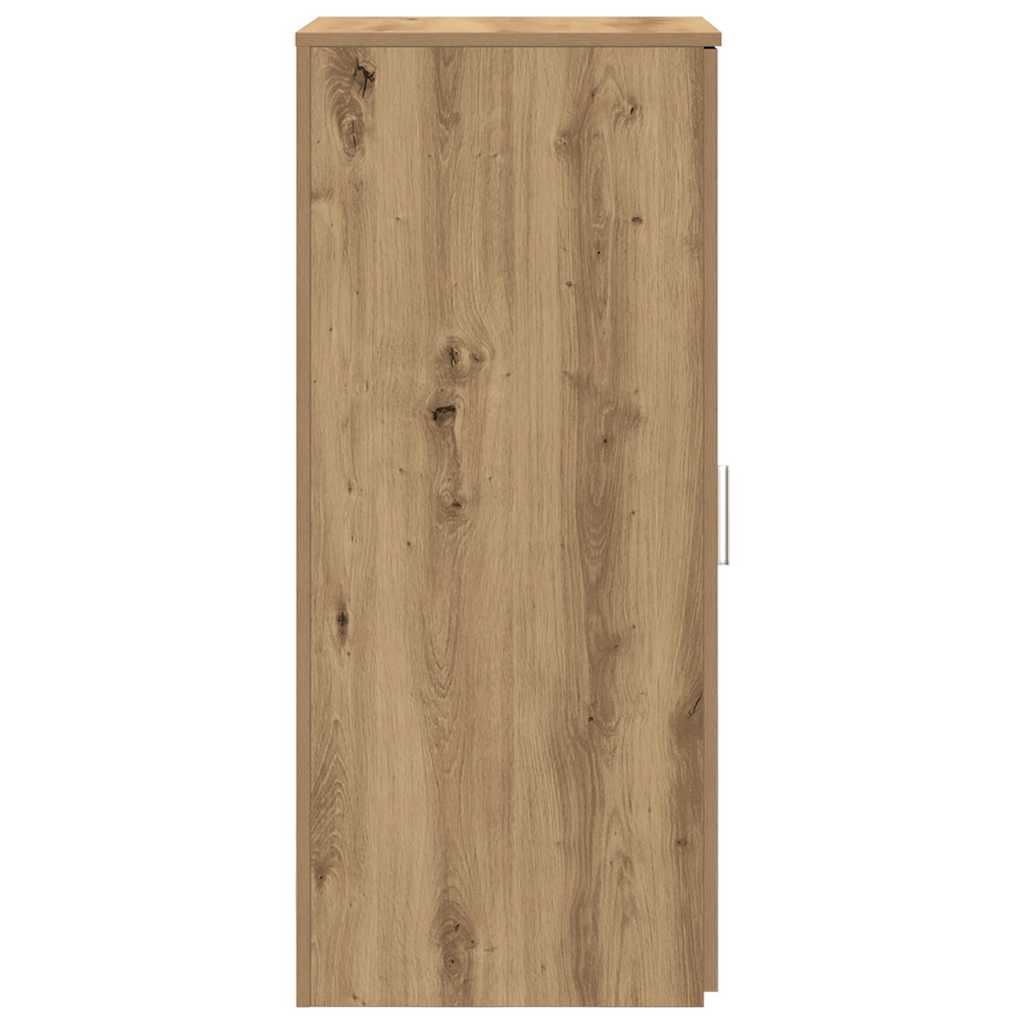 tároló szekrény kézműves tölgy 40x45x103,5 cm szerelt fa