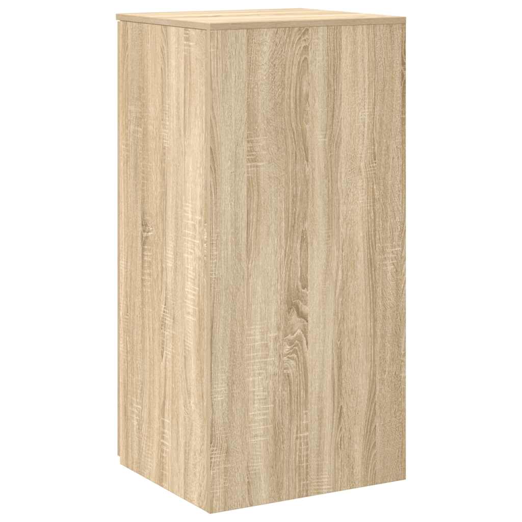 tároló szekrény sonoma tölgy 50x45x103,5 cm szerelt fa