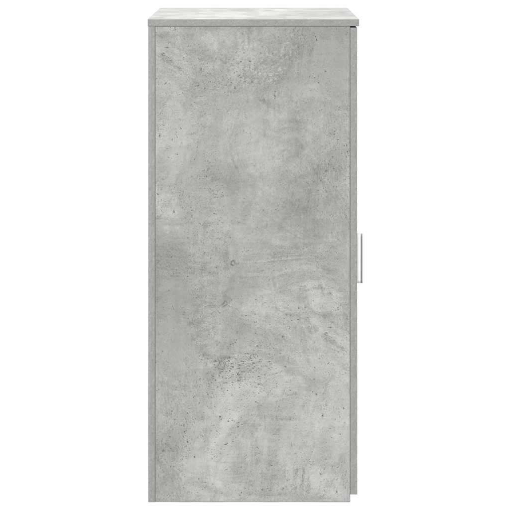 tároló szekrény betonszürke 50x45x103,5 cm szerelt fa