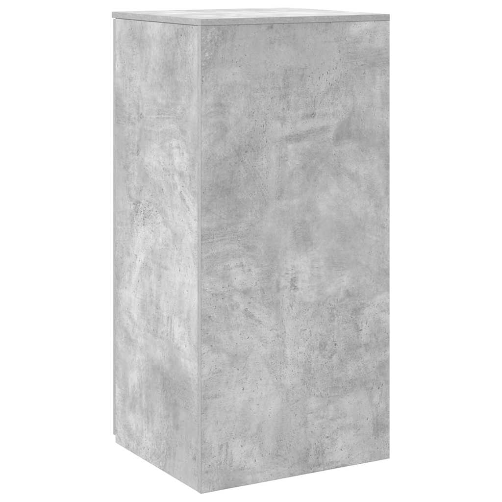 tároló szekrény betonszürke 50x45x103,5 cm szerelt fa