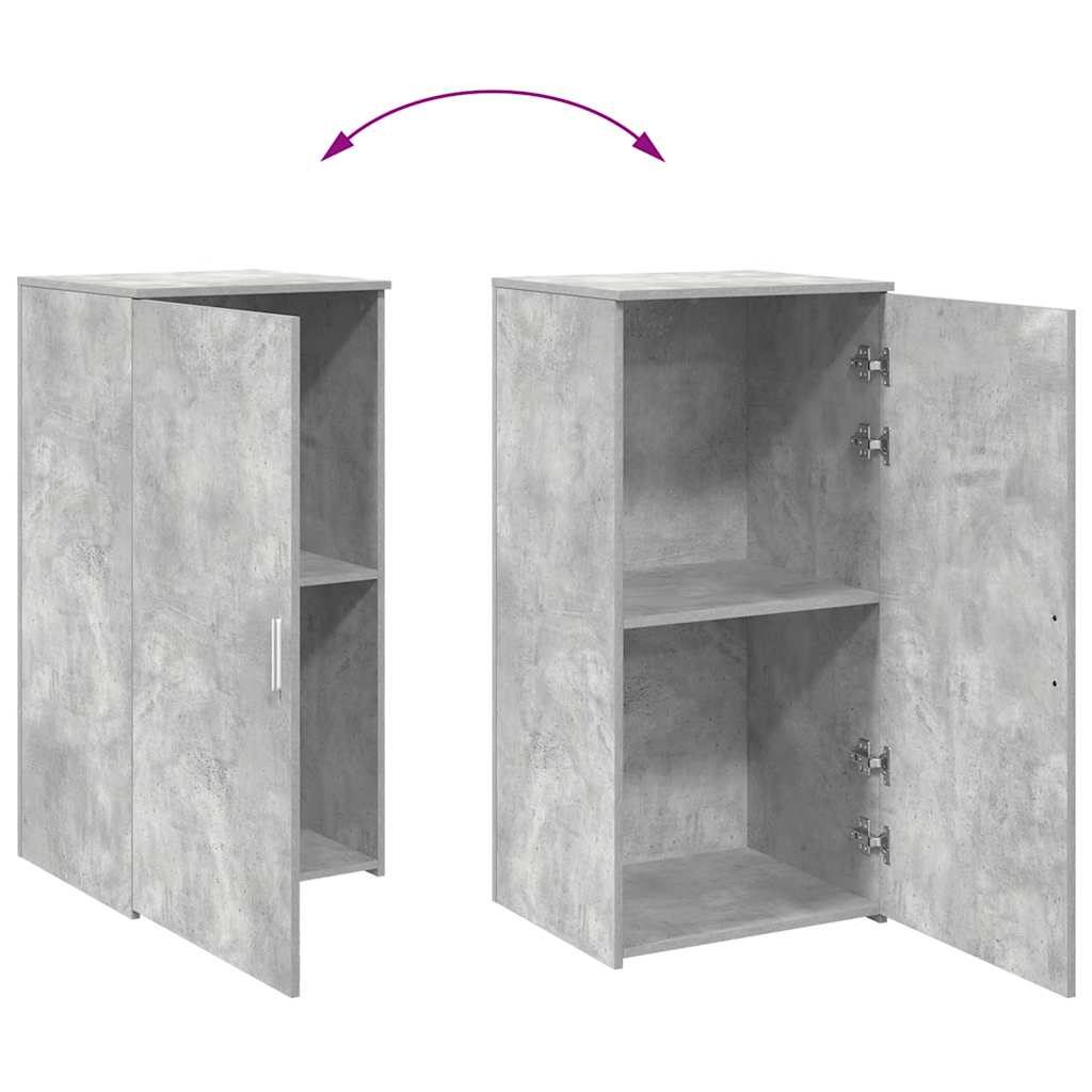 tároló szekrény betonszürke 50x45x103,5 cm szerelt fa