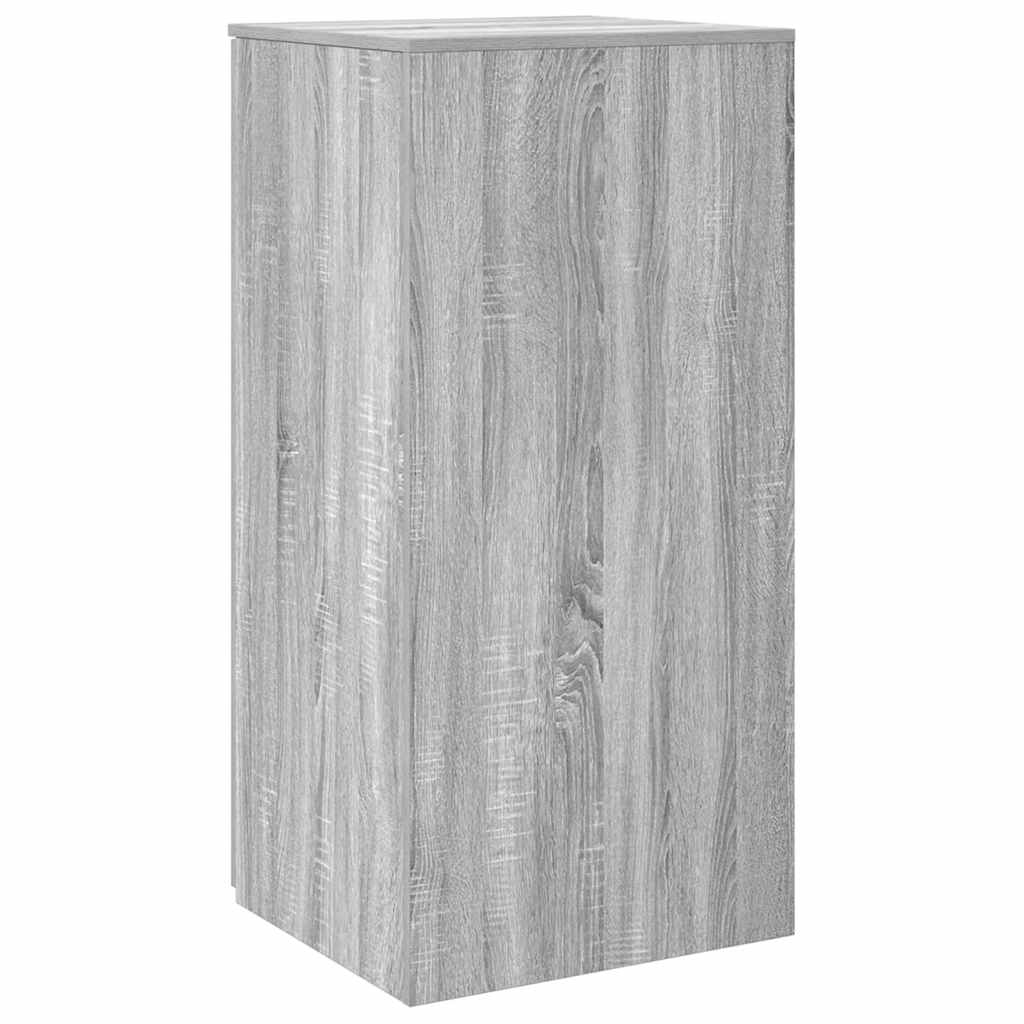 tároló szekrény szürke sonoma 50x45x103,5 cm szerelt fa