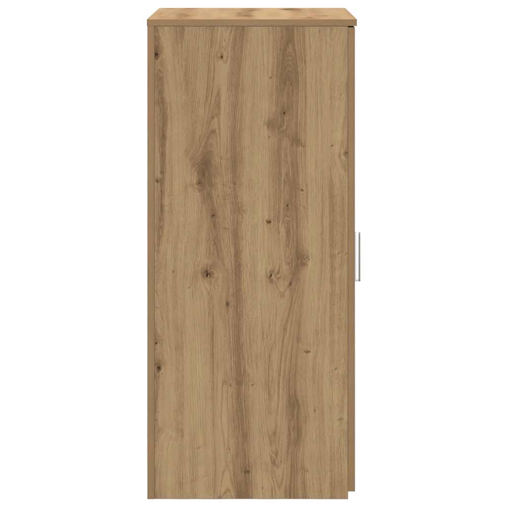 tároló szekrény kézműves tölgy 50x45x103,5 cm szerelt fa