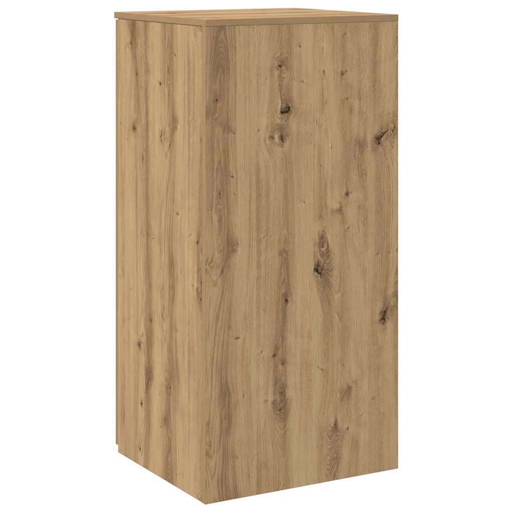 tároló szekrény kézműves tölgy 50x45x103,5 cm szerelt fa